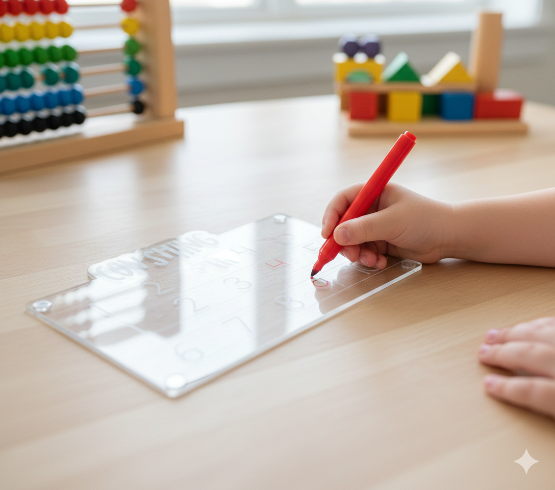 Premium Acrylic Tracing Set | Personalized Early Learning Tools - Image 2