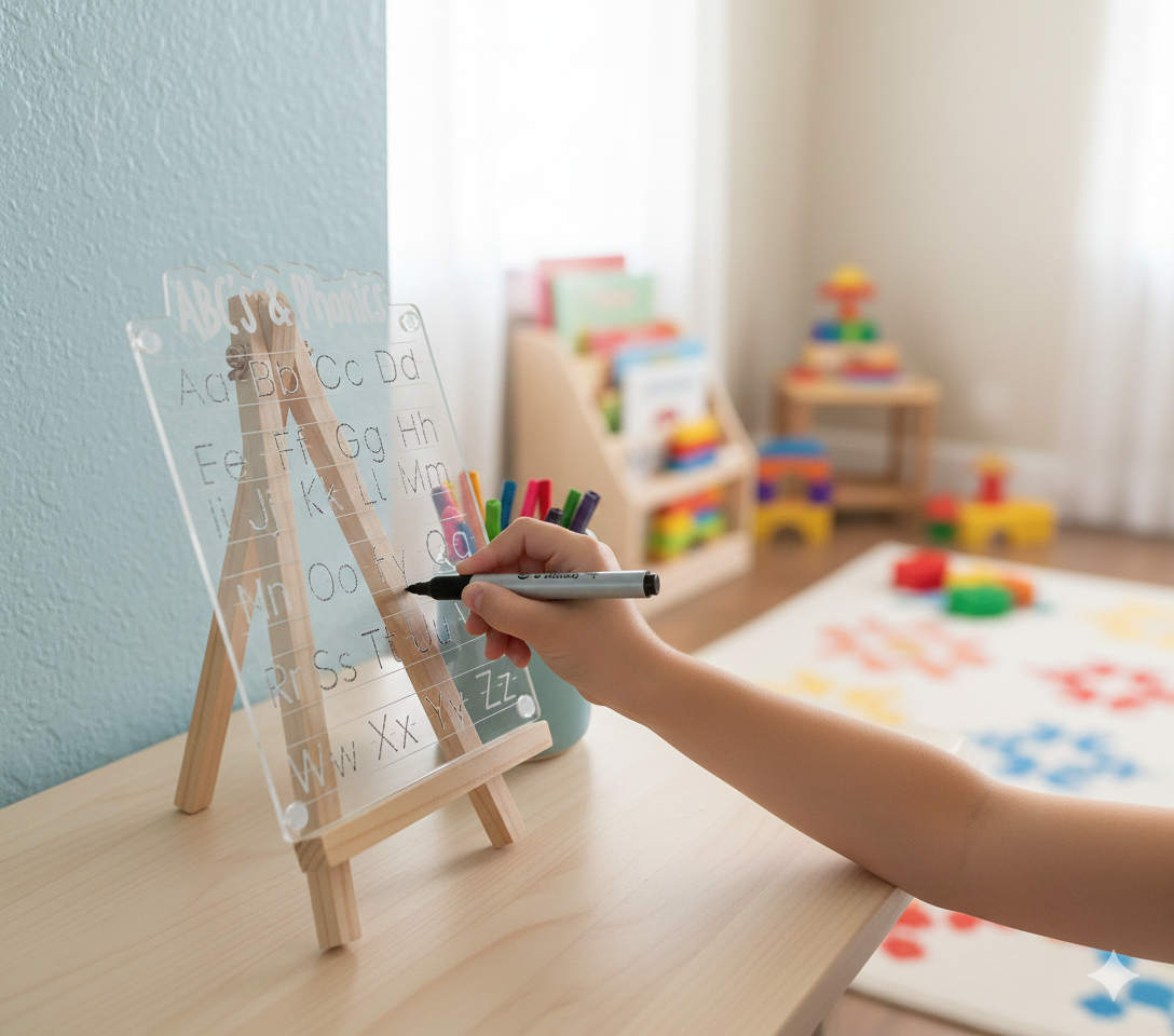 Premium Acrylic Tracing Set | Personalized Early Learning Tools - Image 3